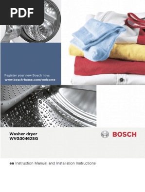 WVG30462SG Installation and User Manual