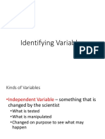 Identifying Variable