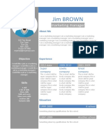 Jim Brown: Marketing Manager