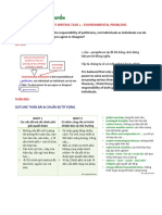 IELTS Writing Task 2 - Environmental Problems