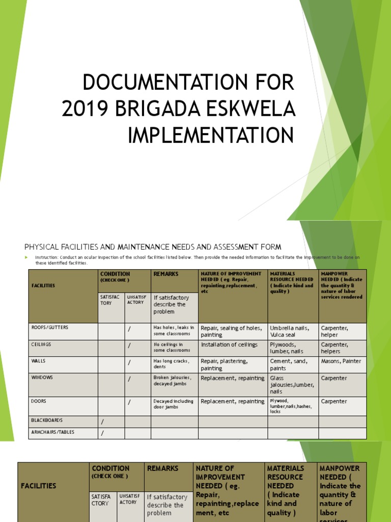 Brigada Eskwela 2019 Documentation | PDF | Carpentry | Marketing