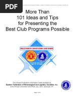 101 Program Ideas for Your Mineral Club