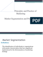 Lecture - Market Segmentation and Positioning