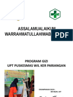 Program Gizi UPT Puskesmas Wil Ker Pariangan