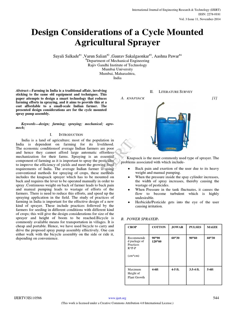 Backpack Sprayer | PDF | Agriculture | Herbicide