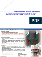 Construction duration reduced with innovative bracket method