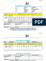 Ultrasonic Test Report: Tested by Ies-Industrial Engineering Services