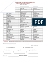 Kinglong Employees Multipurpose Cooperative: Daily Operations List (Dol)