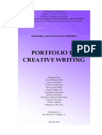 Portfolio in Creative Writing: Humanities and Social Sciences (HUMSS)