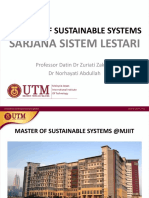 Masters in Sustainable System 2016