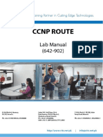 CTTC CCNP ROUTE Manual PDF