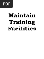 Maintain Training Facilities Guide
