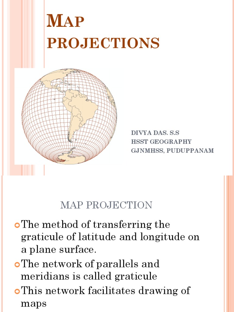 Map Projections | PDF | Geodesy | Elementary Geometry