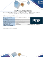 Guia de Actividades y Rubrica de Evaluación - Fase 4 - Categorizar y Analizar Los Costos de Calidad para La Optimización de Recursos