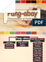 Pang Abay Na Pamanahon