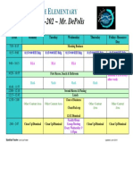 4th Depolis E204 Class Schedule 1