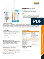 Premix Plaster S: Sprayable Cemenitious Premixed Plastering/Rendering Material