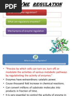 Enzyme Regulation