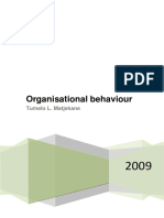 Organisation Behavior Mind Mapping