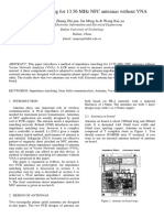 Impedance Matching For 13.56 MHZ NFC Antennas Without VNA