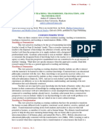 Teaching Models Transmission Transaction