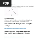 How To Analyze Data Using The Average: Link For