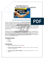 Powerbuilding 101 Biceps Triceps Explosive Arm Growth