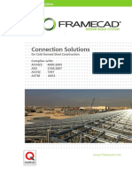Framecad Connector Solutions Technical Manual