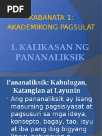 Chapter 1 Lesson 1 Kalikasan Ng Pananaliksik Pdf