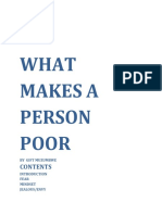 What Makes A Person Poor