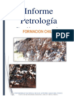 Informe Petrología Fomacion Chilca