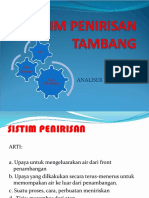 sistim Penirisan Tambang 