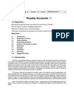 Financial Accounting Royalty