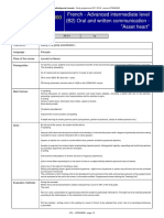 LFRAN3000: French - Advanced Intermediate Level (B2) Oral and Written Communication - "Asset Heart"