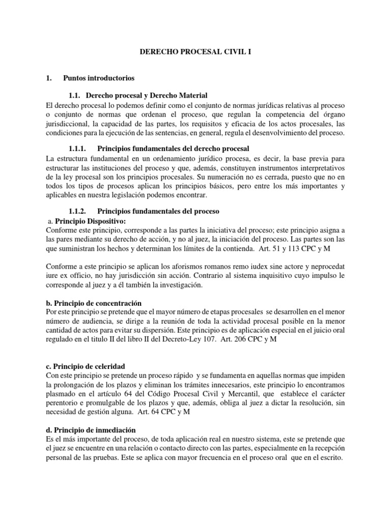 Principios del Derecho Procesal Civil | PDF | Ley procesal | Jurisdicción