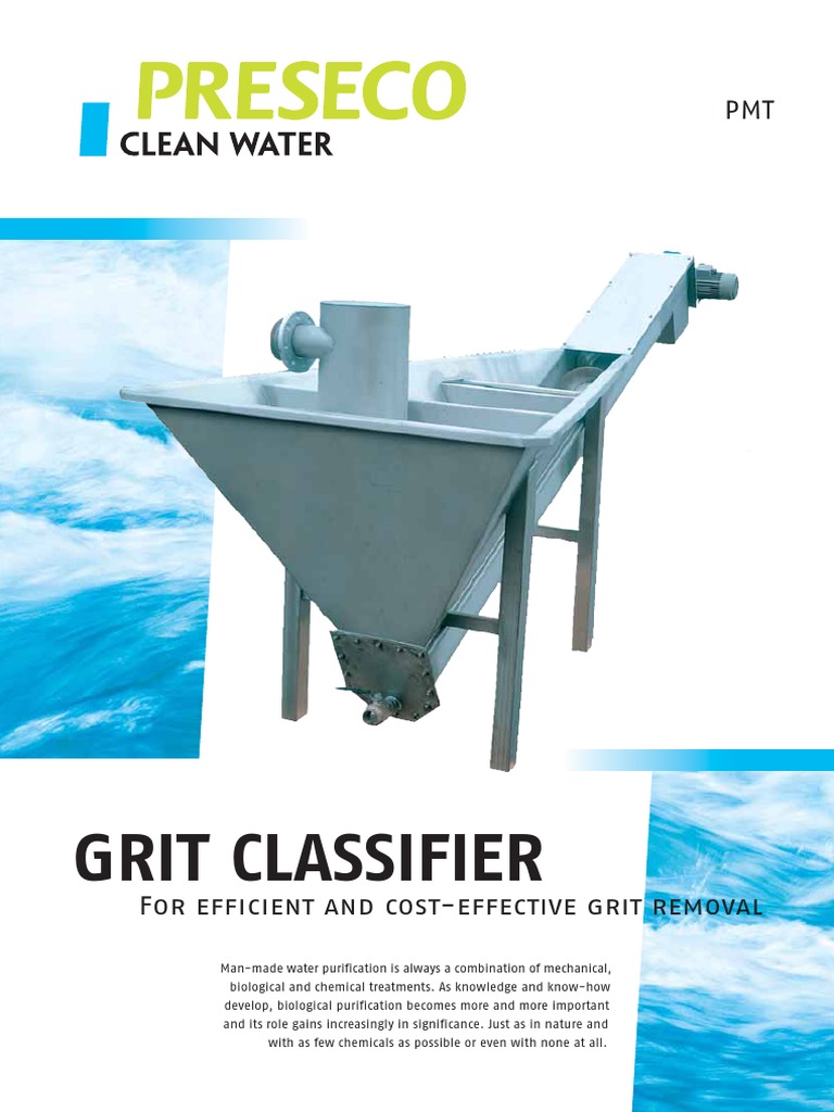 Y Grit Classifier | PDF | Water Purification | Nature