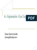 Separación de gas liquido
