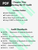 Chapter Nine Conducting The IT Audit: Lecture Outline