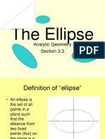 Conic Sections: Ellipse