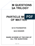 Particle Model of Matter