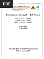 Data Structure Through C++ Lab Manual