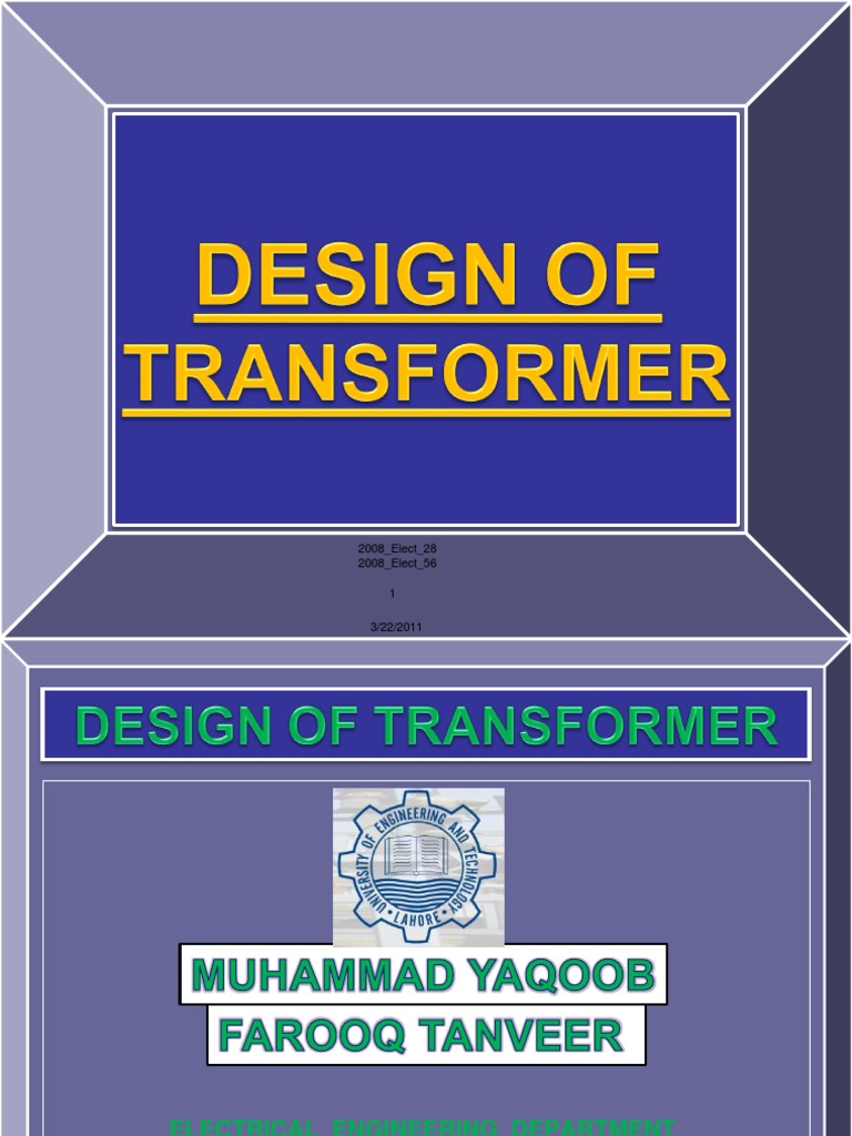 Transformer Design and Calculations Guide | PDF | Heat Transfer ...