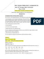 Examination in HIGH TEMPERATURE CHARACTERIZATION Course, Oct. 2016