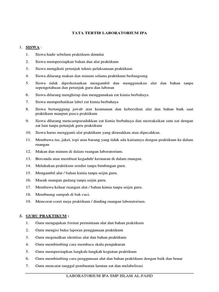 09 Tata Tertib Lab IPA PDF