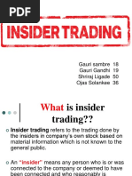 Insider Trading