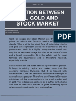 Relationship Between Oil, Gold and Stock Market