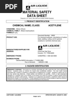 LEL and UEL Gas Safety Reference Chart | PDF | Ethanol | Acetic Acid