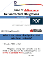 Contractual Obligations Legal Aspects BASIC ACN
