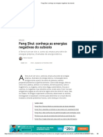 Feng Shui - Conheça As Energias Negativas Do Subsolo