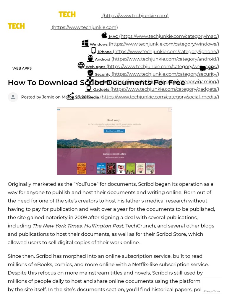 Free Download Of Scribd Documents